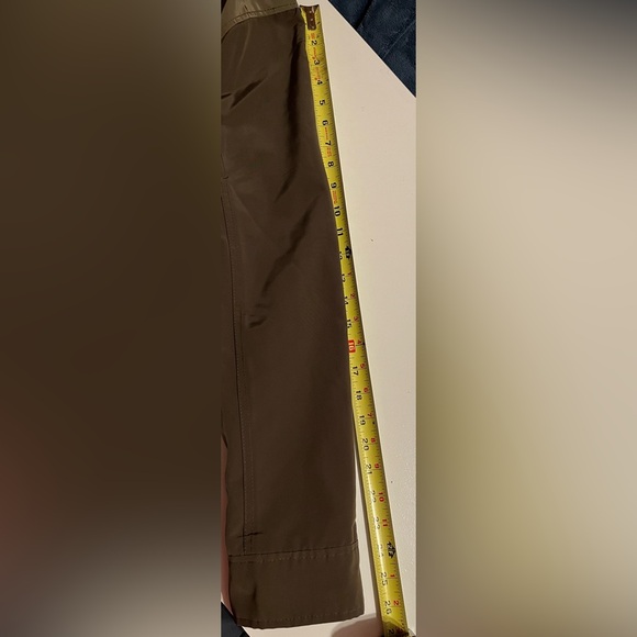 Women Abercrombie & Fitch fleece lined water & wind resistant army green coat L - Picture 10 of 12